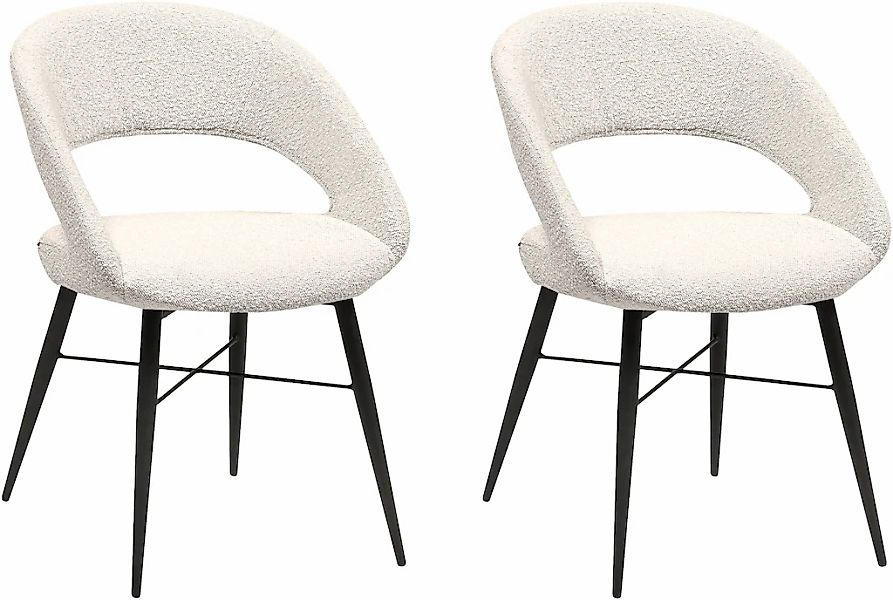 OMG Design Esszimmerstuhl "Marley" (Set) 2 Stk. Stoff mit modernem Cut-Out, günstig online kaufen