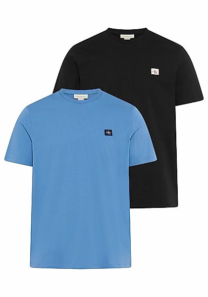 Calvin Klein Jeans T-Shirt "SS BADGE TEE 2 PACK" Packung, 2er-Pack, 2 Stk. günstig online kaufen