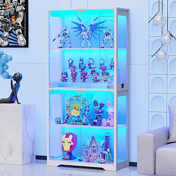 BROTTAR Glasvitrine mit LED Beleuchtung und günstig online kaufen