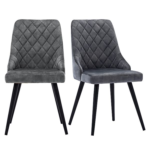 Duhome Esszimmerstuhl (8089-3N), 2er Set Sitzschale günstig online kaufen