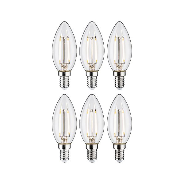 Paulmann "Filament 230V LED Kerze E14 E14 6er-Set E14 35mm 2700K 6x2,7W 6x2 günstig online kaufen