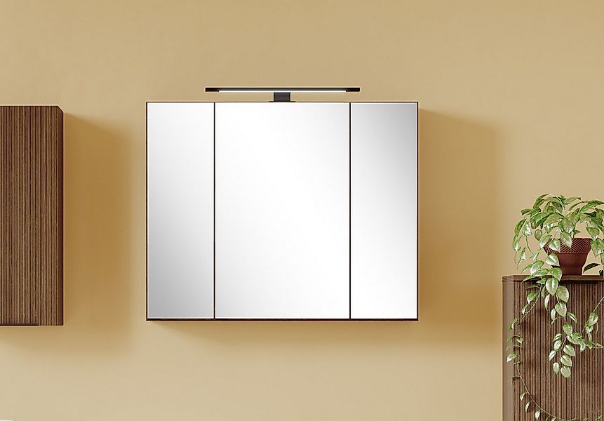 welltime Spiegelschrank Welltime, Breite 80 cm, gedämpfte Scharniere, inkl. günstig online kaufen