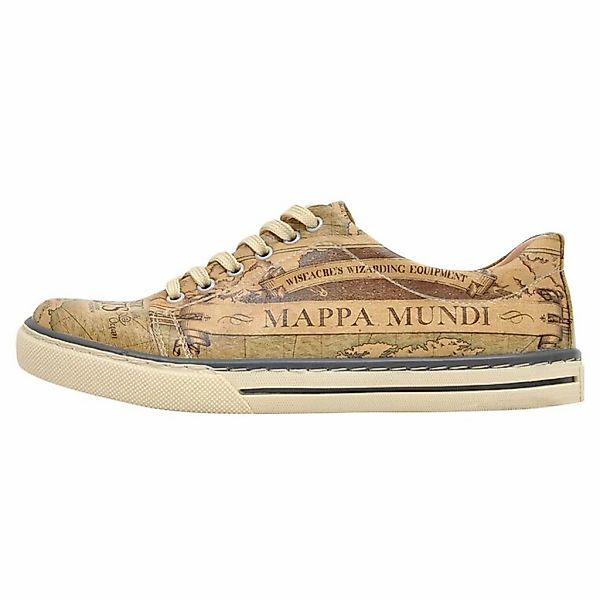DOGO Sneaker "Classic Schnürsneaker Mappa Mundi Fantastic Beasts Damen Snea günstig online kaufen
