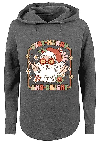 F4NT4STIC Kapuzenpullover "Stay Merry And Bright Hippie Santa", Premium Qua günstig online kaufen