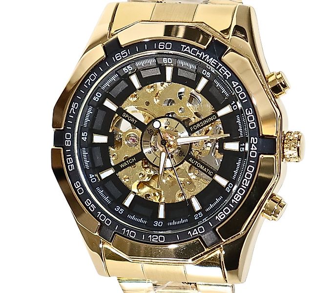 Rötting Design Automatikuhr Herrenuhr Automatikuhr Marke Forsining schwarze günstig online kaufen