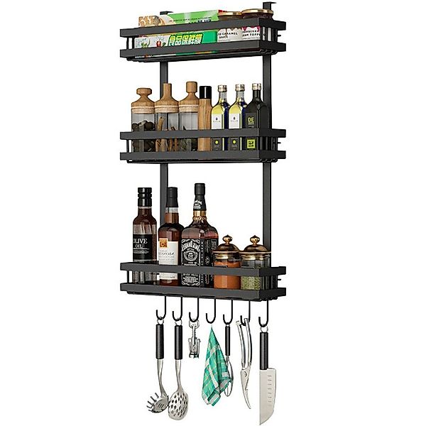 PFCTART Küchenregal Edelstahl Gewürzregal 39cm - Wandregal für Küche & Aufb günstig online kaufen