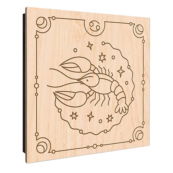 Banjado Schlüsselkasten Holz 30x30cm Schwarz Scharnier Rechts 50 Haken Desi günstig online kaufen