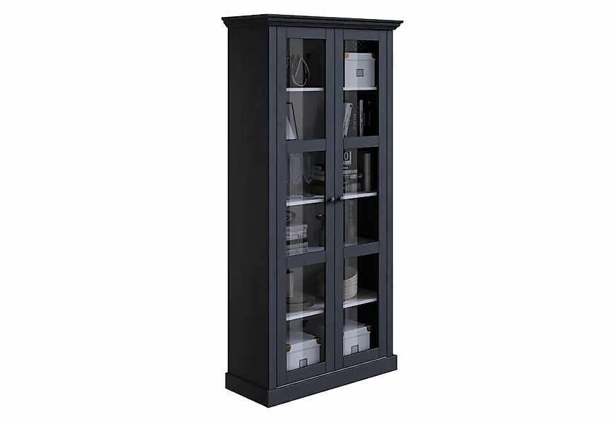 OTTO home Vitrine "Meliss" aus massiver Kiefer, mit viel Stauraum günstig online kaufen