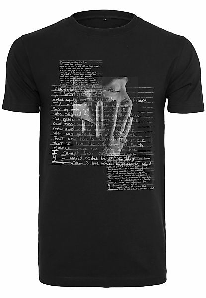 MisterTee T-Shirt "MisterTee Herren Tupac Lyrics Tee" 1 Stk. tlg. günstig online kaufen