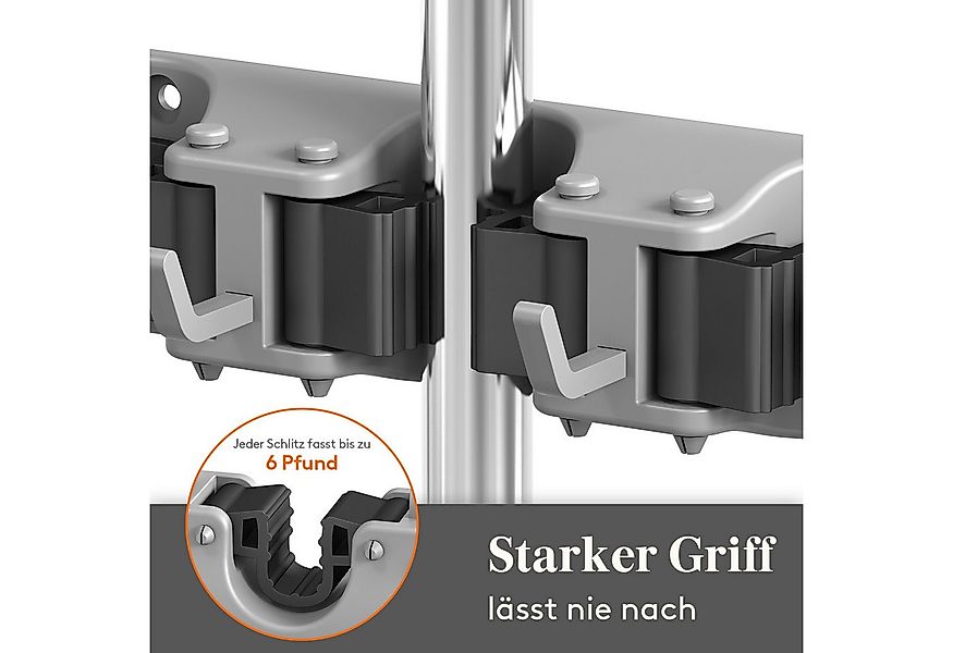 Lifewit Wandhaken Besenhalter Wandhalterung, Besenhalterung, für Reinigungs günstig online kaufen