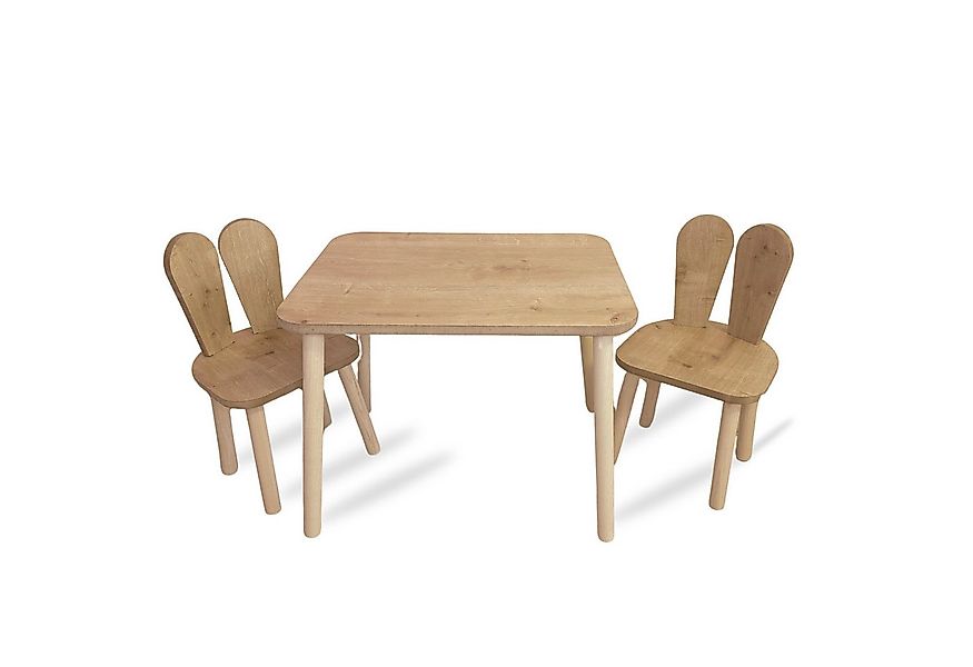 Malino Kindersitzgruppe Kindertisch mit 2 Stühlen, Sitzgruppe für Kinder ab günstig online kaufen