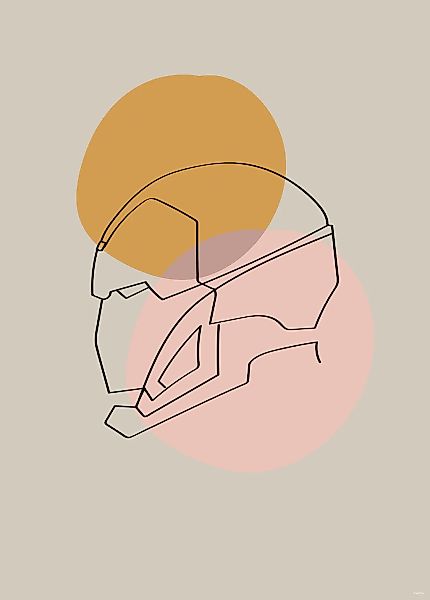 Komar Wandbild "Soulful Sanctuary Iron Man Head", (1 St.), Deutsches Premiu günstig online kaufen