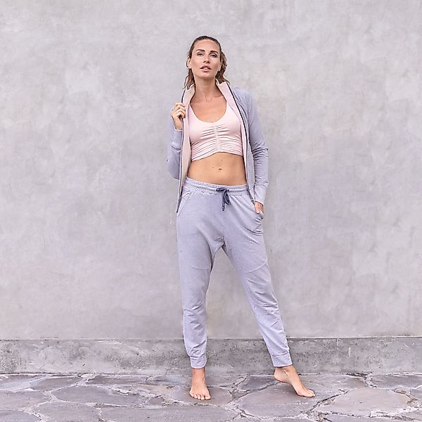 Giorgia - Damen - Jacke Mit Kapuze Für Yoga Und Freizeit Aus Biobaumwolle günstig online kaufen