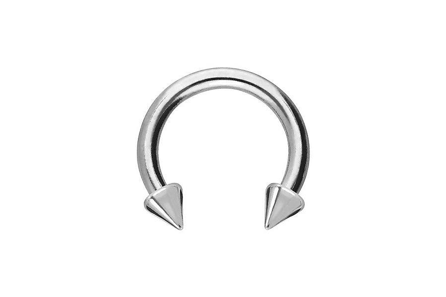PIERCINGLINE Nasenpiercing Chirurgenstahl Hufeisenring SPITZEN (Hufeisen-Ri günstig online kaufen