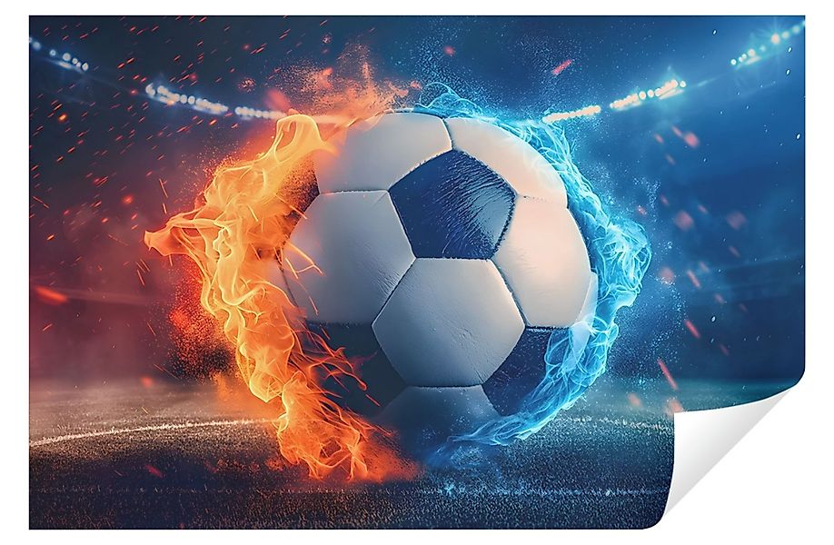 Wallarena Fototapete Kinderzimmer Jungen Fußball Stadion günstig online kaufen