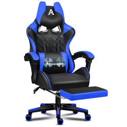 ALFORDSON Gaming-Stuhl Bürostuhl, Integrierte Fußstütze, mit günstig online kaufen