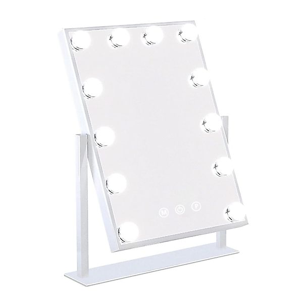 OKWISH LED-Lichtspiegel Wandspiegel Hollywood Spiegel Tischspiegel günstig online kaufen