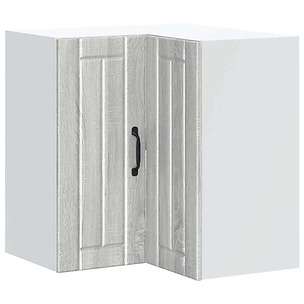 vidaXL Küchen-Eckhängeschrank Lucca Grau Sonoma Holzwerkstoff 853863 günstig online kaufen