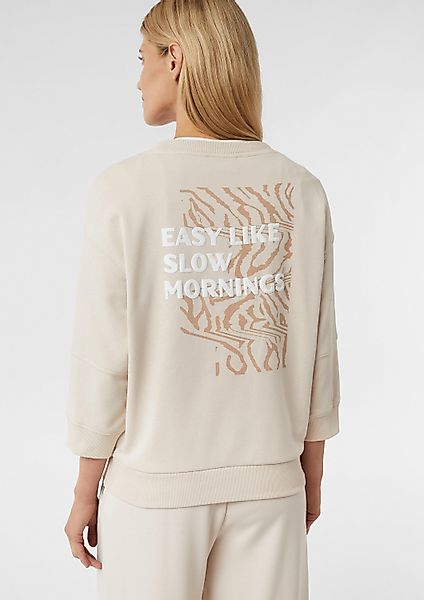 comma 3/4 Arm-Pullover Sweatshirt Sweater mit günstig online kaufen