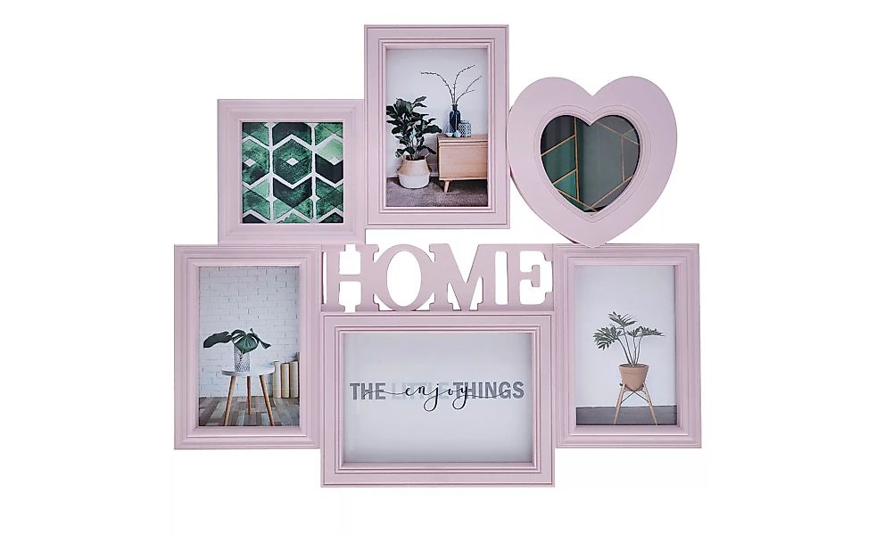 Collage  Home ¦ rosa/pink ¦ Kunststoff, Kunststoff ¦ Maße (cm): B: 40,5 H: günstig online kaufen