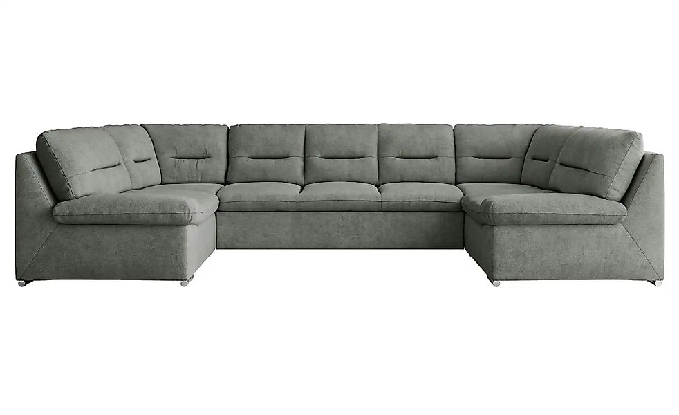 Wohnlandschaft mit Schlaffunktion Comodo ¦ grau ¦ Maße (cm): B: 340 H: 93 P günstig online kaufen