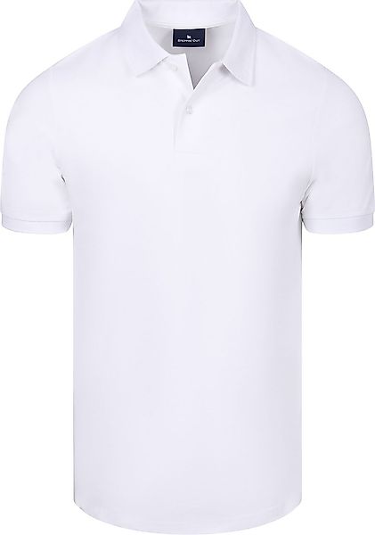Steppin' Out Poloshirt Piqué Weiß - Größe 3XL günstig online kaufen
