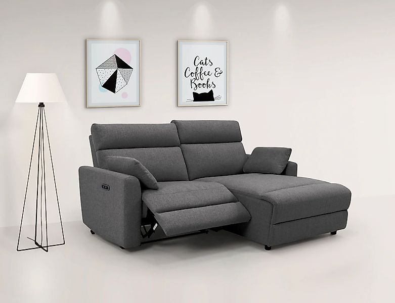 OTTO home Ecksofa "JENNA, L-Form, 209cm, manuelle u. elektrische Funktion, günstig online kaufen