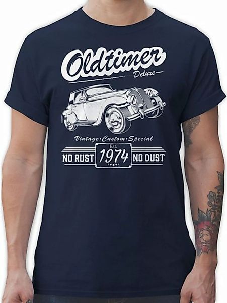 Shirtracer T-Shirt Fünfzigster Oldtimer Baujahr 1974 50. Geburtstag günstig online kaufen
