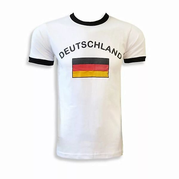 Sonia Originelli T-Shirt Fan-Shirt "Deutschland" Unisex Fußball WM EM Herre günstig online kaufen