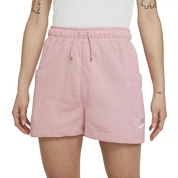 Nike Air Fleece Shorts Hosen M Pink Glaze / White günstig online kaufen