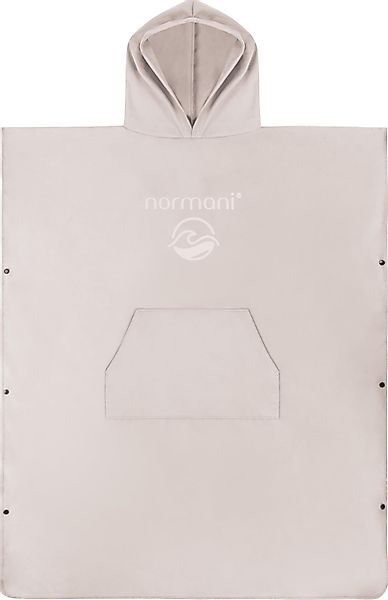 normani Unisex-Bademantel Weicher Mikrofaser Badeponcho Nosara, günstig online kaufen