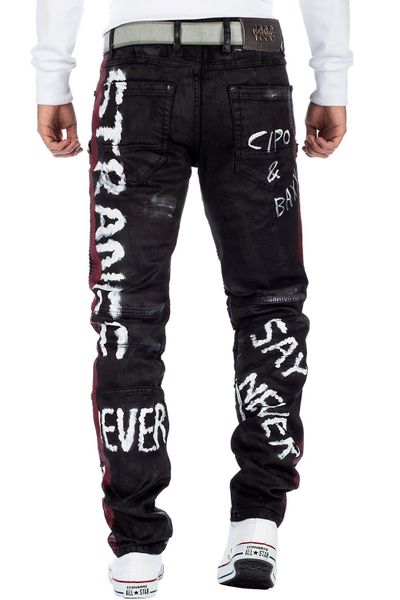 Cipo & Baxx Bikerjeans Herren straight günstig online kaufen