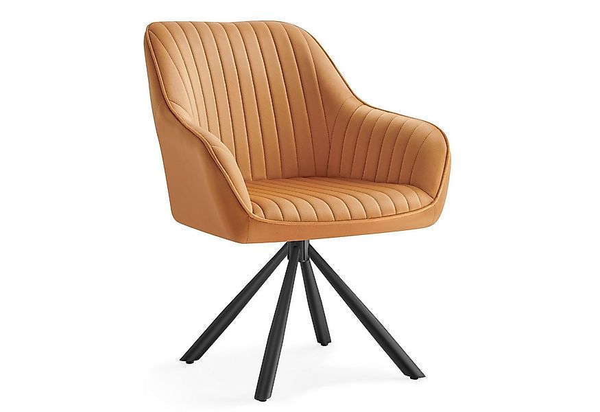 SONGMICS Esszimmerstuhl (1 St), Esszimmerstuhl, Küchenstuhl drehbar, Stahlb günstig online kaufen