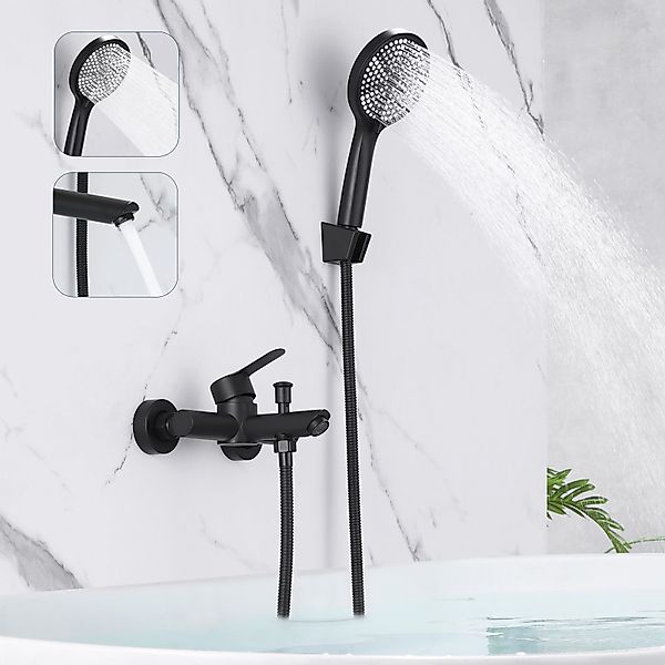 Nettlife Brausegarnitur Badewannenarmatur mit Handbrausemit 3 günstig online kaufen