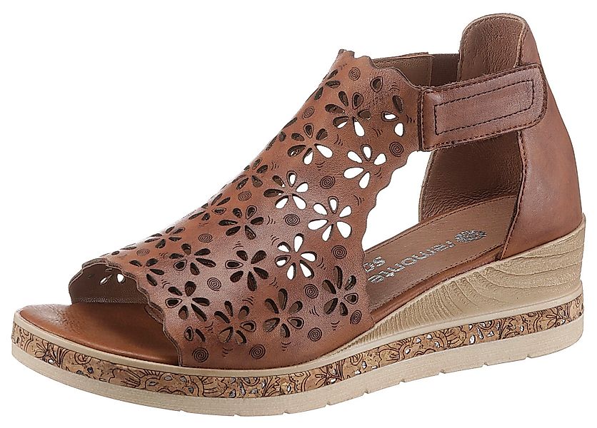Remonte Keilsandalette, Sommerschuh, Sandale, Keilabsatz, mit günstig online kaufen