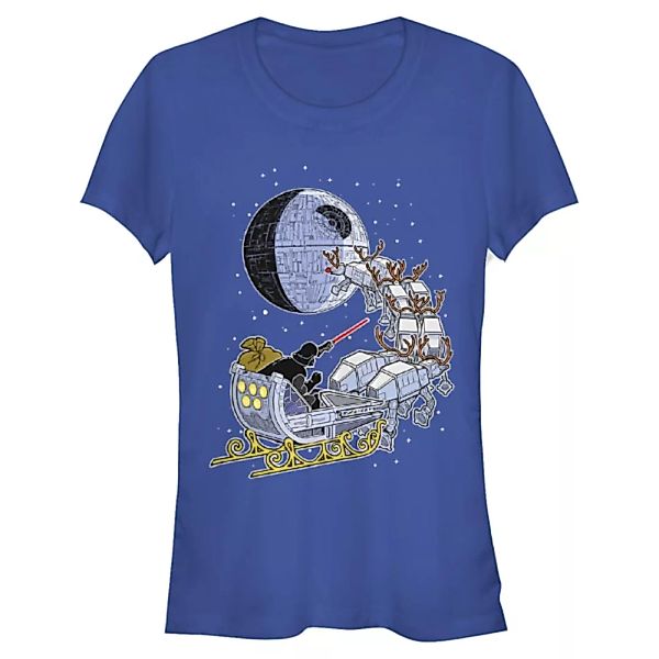 Star Wars - Darth Vader Vader Sleigh - Weihnachten - Frauen T-Shirt günstig online kaufen
