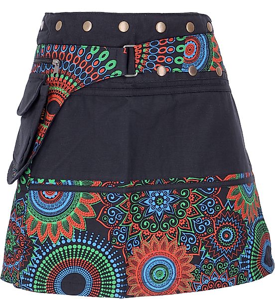 Guru-Shop Minirock Wickelrock, kurzer Rock, Cacheur, günstig online kaufen
