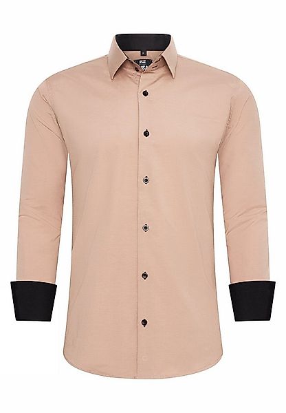 R-NEAL Businesshemd Herren Kontrast Hemd "R-NEAL" Hochzeit-Hemd Slim Fit St günstig online kaufen