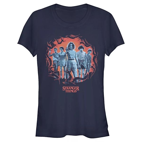 Netflix - Stranger Things - Gruppe Tonal Eleven Group Pose - Frauen T-Shirt günstig online kaufen