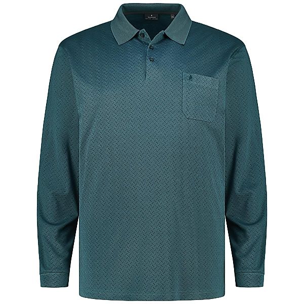 RAGMAN Poloshirt "Soft Knit", bügelleicht Farbe dunkelgrün Größe: 6XL günstig online kaufen