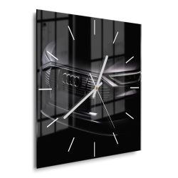 DEQORI Wanduhr 'Audi Frontalaufnahme' (Glas Glasuhr günstig online kaufen
