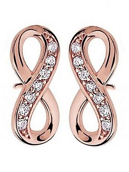 Goldene Hufeisen Paar Ohrstecker Unendlichkeit Ohrstecker 925 Silber Rosego günstig online kaufen