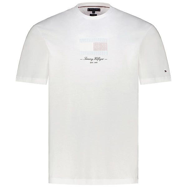 Tommy Hilfiger T-Shirt mit Label-Print Farbe weiß Größe: 3XL günstig online kaufen