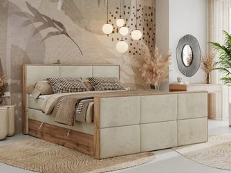 MKS MÖBEL Boxspringbett ALBERO 2 KING günstig online kaufen