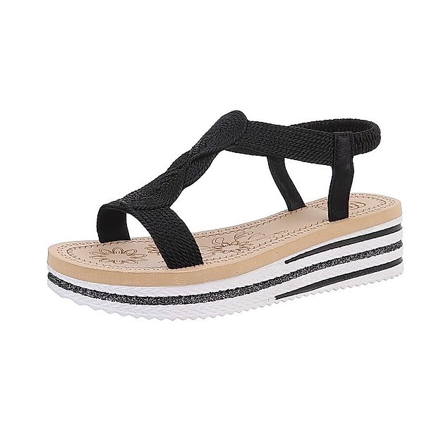 Ital-Design Damen Freizeit Plateausandaletten (86526968) Keilabsatz/Wedge K günstig online kaufen