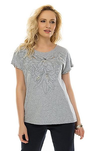 Passioni T-Shirt mit floralem Muster und günstig online kaufen