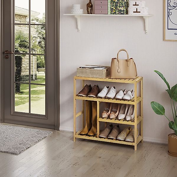 Woltu Schuhregal, aus Bambus, Schuhaufbewahrung mit günstig online kaufen