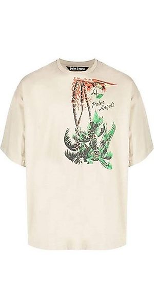 PALM ANGELS Print-Shirt Palm Angels Palm Print T-Shirt Weiß Herren günstig online kaufen