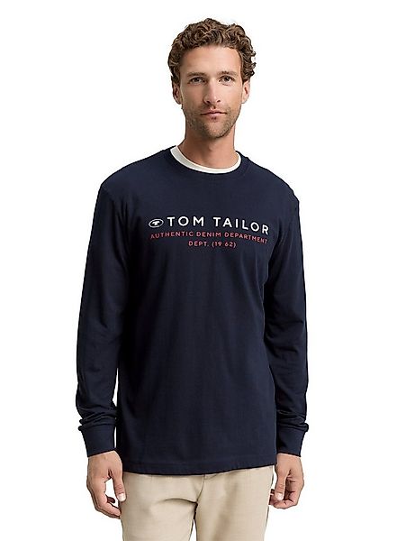 TOM TAILOR Langarmshirt mit Logo Print günstig online kaufen
