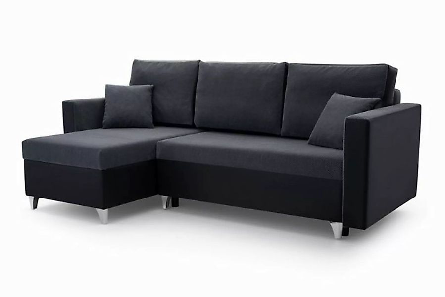 MOEBLO Ecksofa GREG, Eckcouch Wohnlandschaft Sofa mit Ottomane Eckgarnitur günstig online kaufen